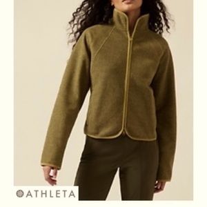 Athleta - Stroll fleece full, zip jacket.